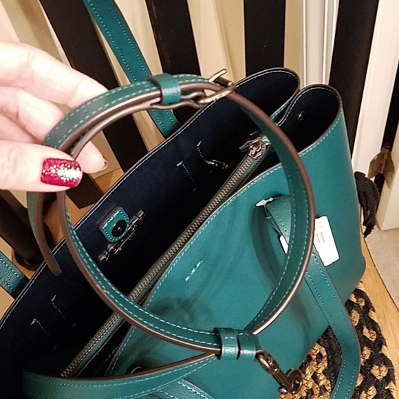 Brand new Coach handbag teal - Picture 6 of 7
